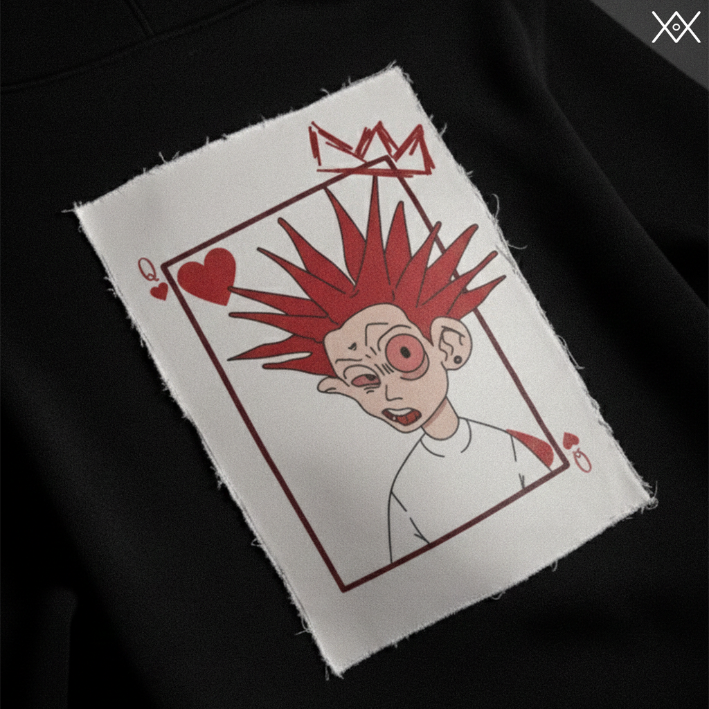 Cryptic - King Card - Magnetic Patch For Hoodie