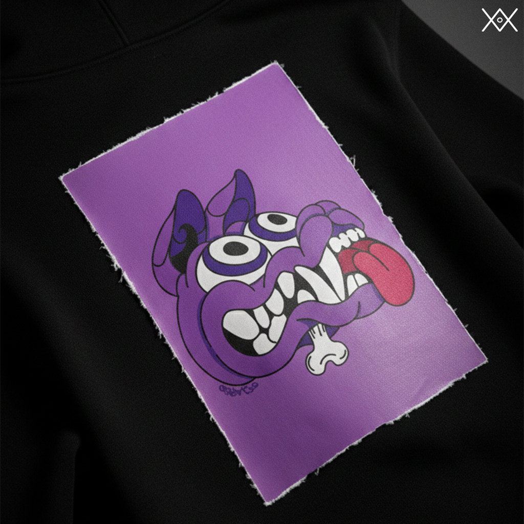 Cryptic - Mad Dog - Magnetic Patch For Hoodie