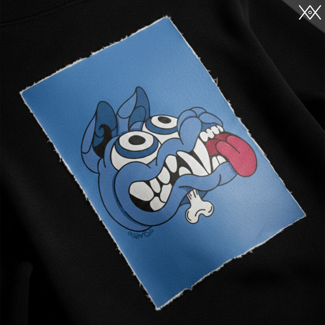 Cryptic - Mad Dog - Magnetic Patch For Hoodie